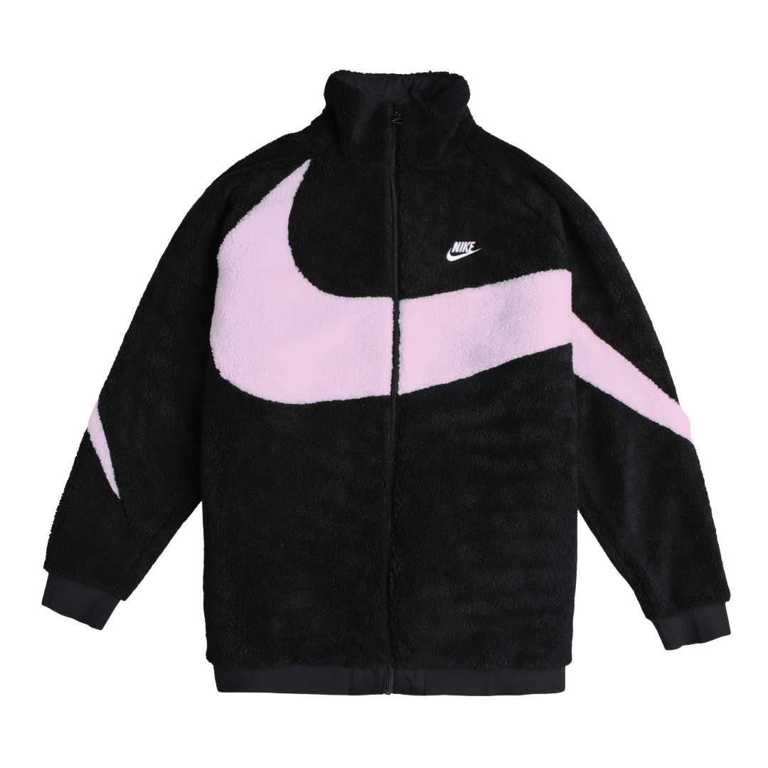 Big Swoosh Fleece Reversible Pink – WTF Stash