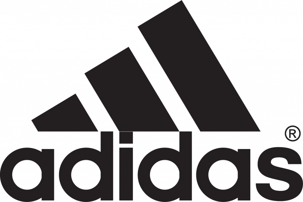 adidas logo black